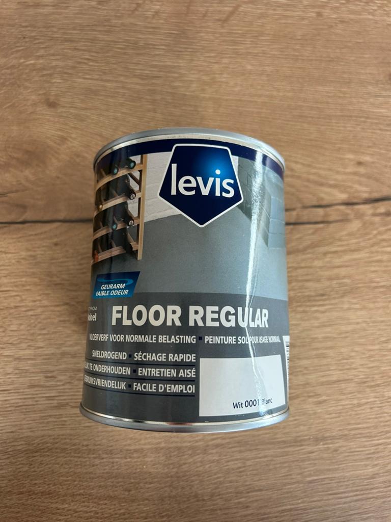 Levis vloer/tegels/plinten verf wit nieuw, Doe-het-zelf en Bouw, Ophalen, Nieuw, Wit, Verf