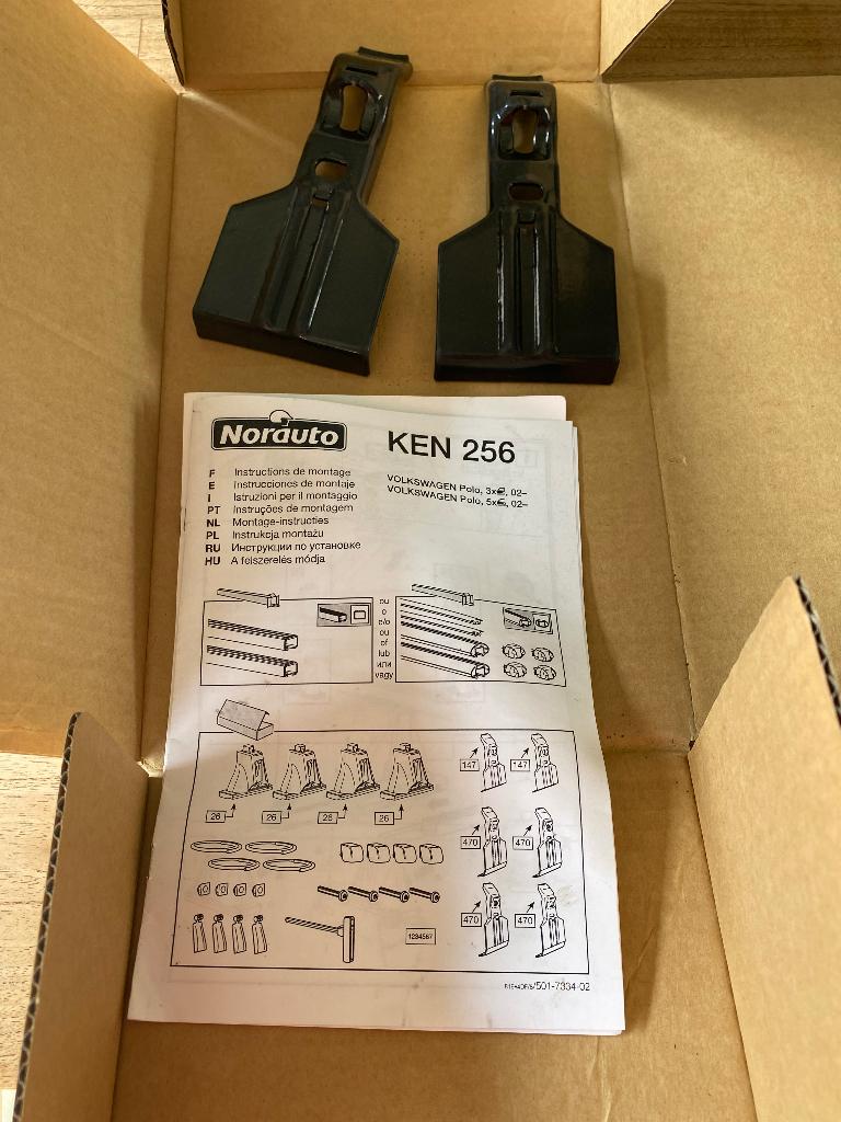 Dakdragers norauto met kit KEN 256( voor VW ) incl. Laadstop, Auto diversen, Ophalen, Gebruikt