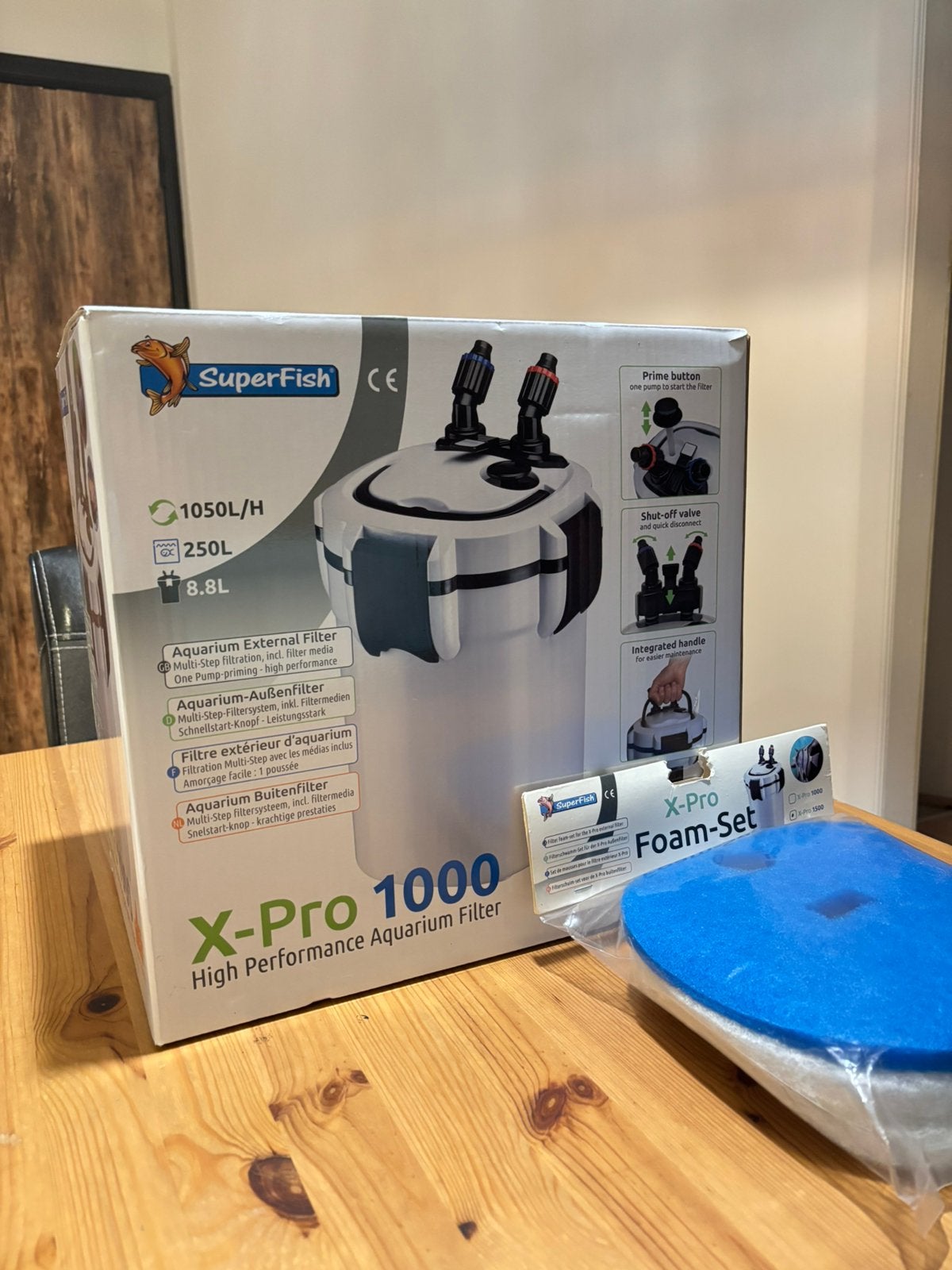 Superfish X-pro 1000 buitenfilter, Ophalen of Verzenden, Zo goed als nieuw, Filter, Superfish