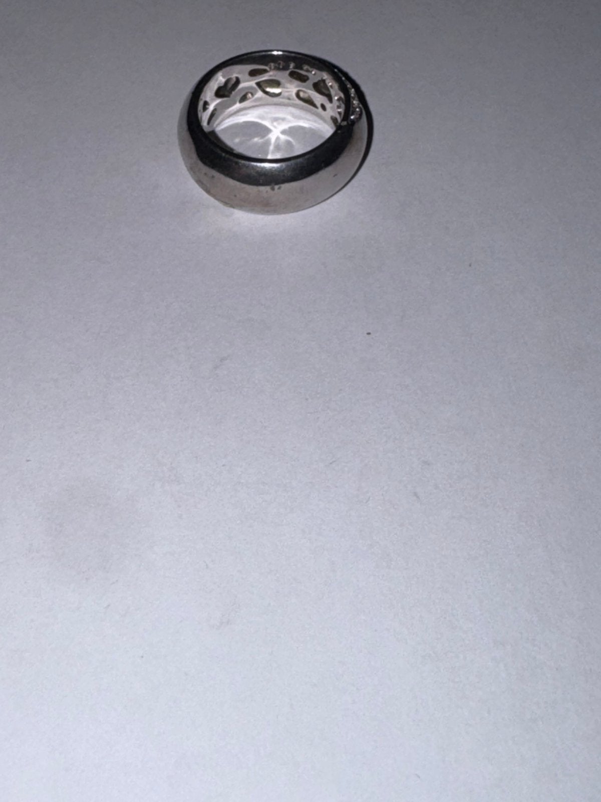 Bague en argent, Enlèvement ou Envoi, Comme neuf, Argent, Argent