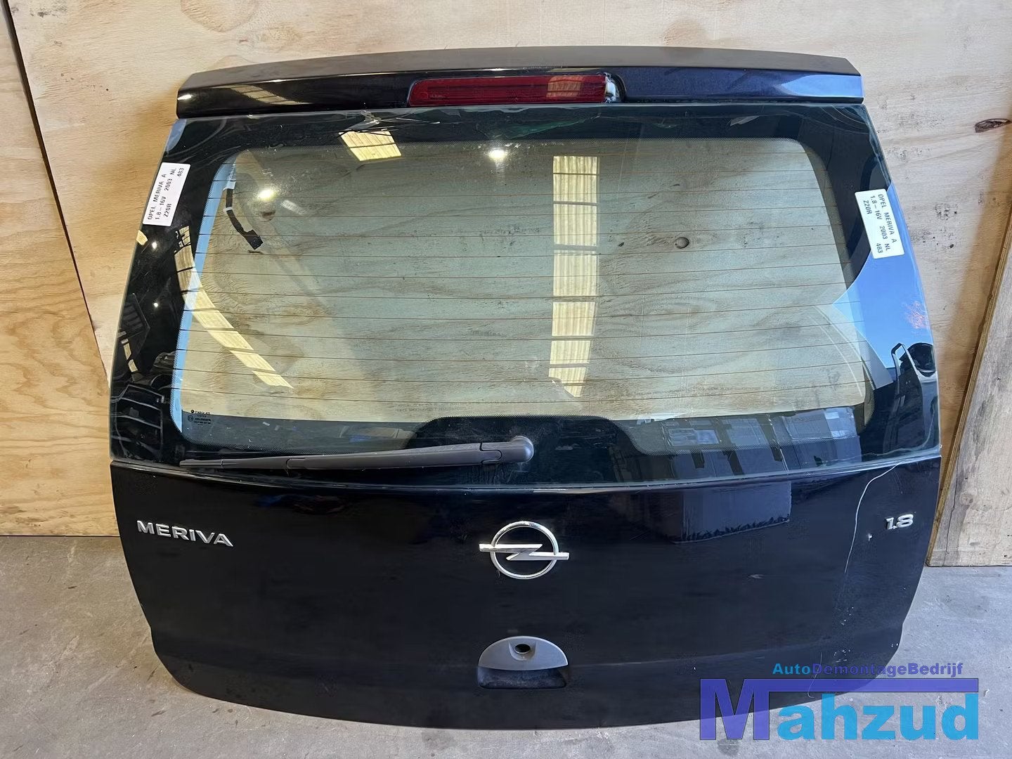OPEL MERIVA A Zwart Z20R achterklep 2003-2010, Auto-onderdelen, Gebruikt, Deur, Opel Automobile GmbH, Kontakt@opel-infoservice.de