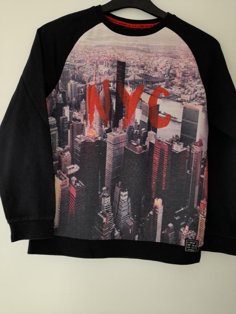 Sweater NYC  maat 146, Kinderen en Baby's, Kinderkleding | Maat 146, Ophalen of Verzenden, Zo goed als nieuw, Shirt of Longsleeve