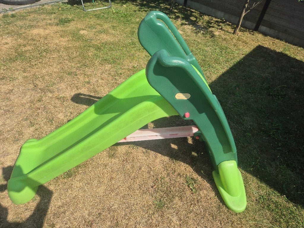kinderglijbaan, Ophalen, Glijbaan