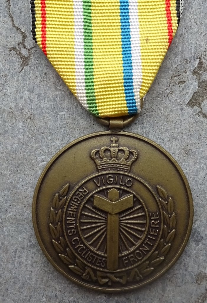 REGIMENTS CYCLISTES-FRONTIERE - MED. DE LA RECONNAISSANCE, Collections, Envoi, Armée de terre, Ruban, Médaille ou Ailes