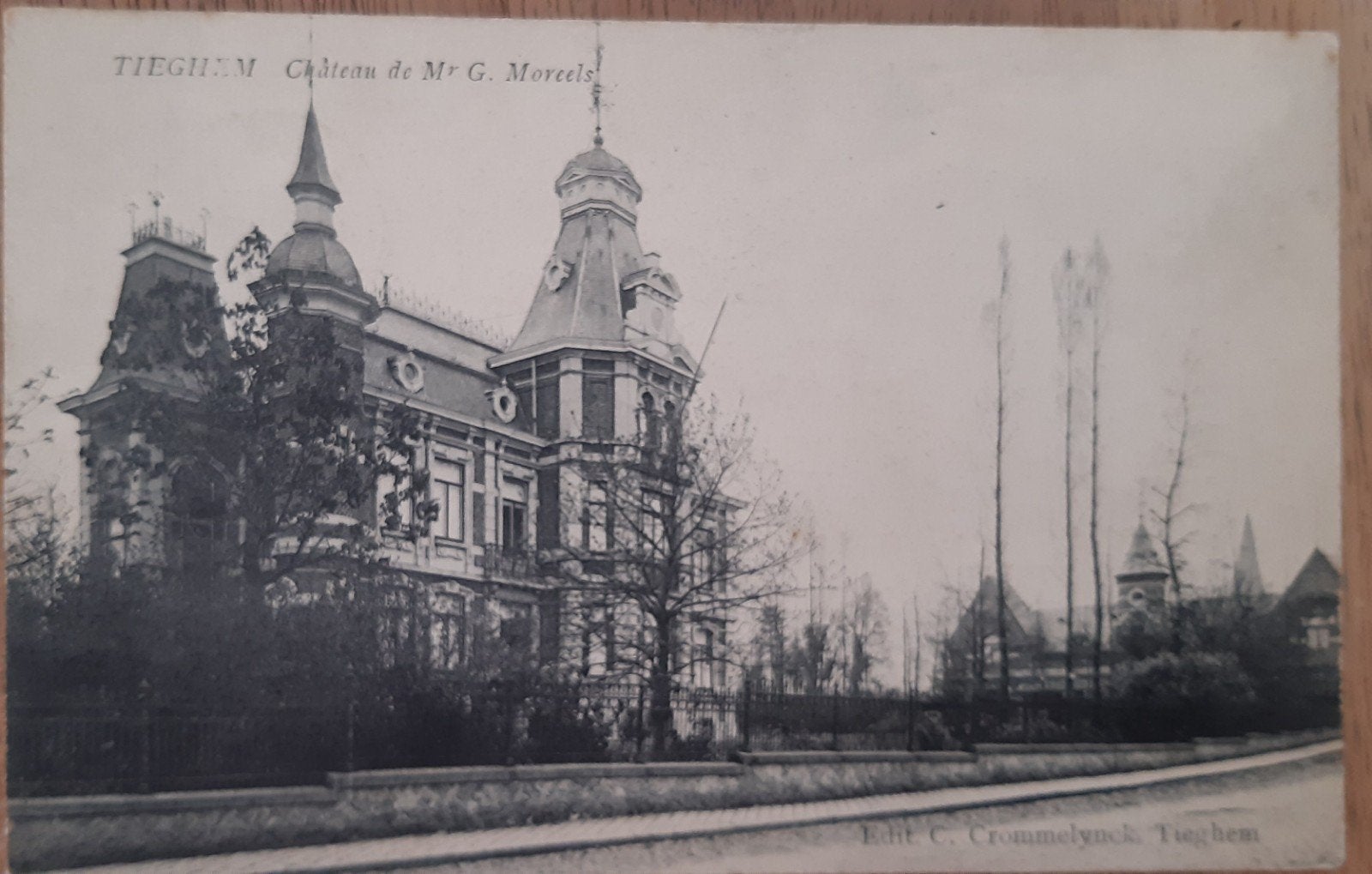 Tieghem TIEGEM KASTEEL MOREELS 1907, Ophalen of Verzenden