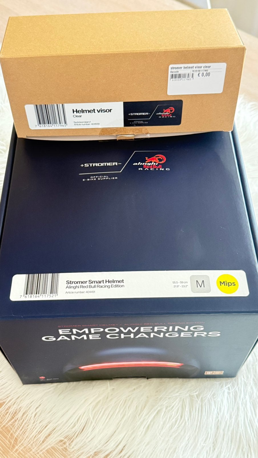 Stromer Alinghi Red Bull Racing Helmet ( M ), Ophalen, Zo goed als nieuw, Stromer