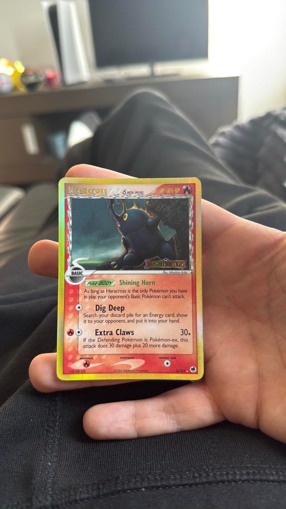 Heracross δ Delta Species (DF 3) EX Dragon Frontiers, Ophalen of Verzenden, Zo goed als nieuw