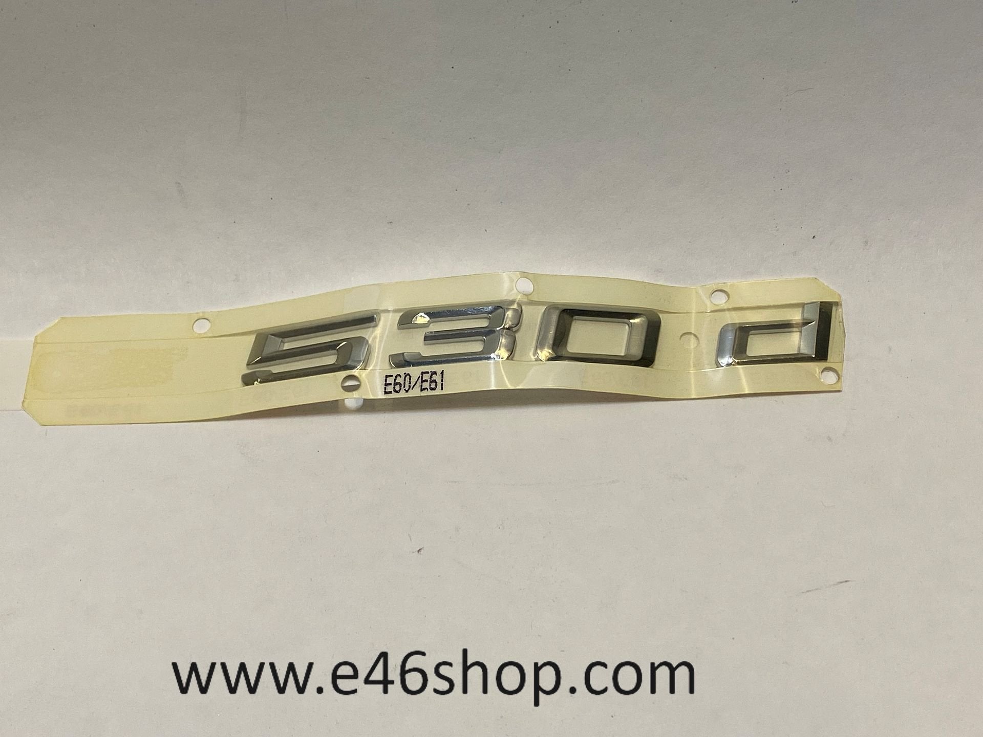EMBLEEM BMW E60 E61 530D OE 51147039787, -, -, Nieuw, Ophalen of Verzenden