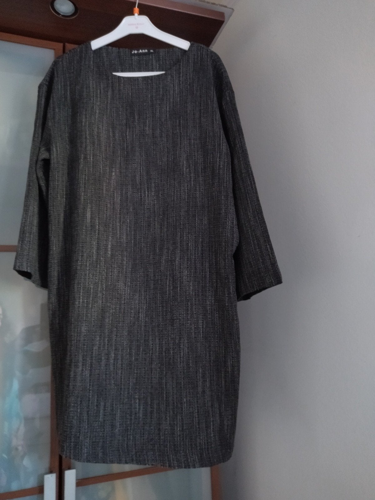 Robe tunique droite Jo-Ann – Gris chiné, Enlèvement ou Envoi, Gris