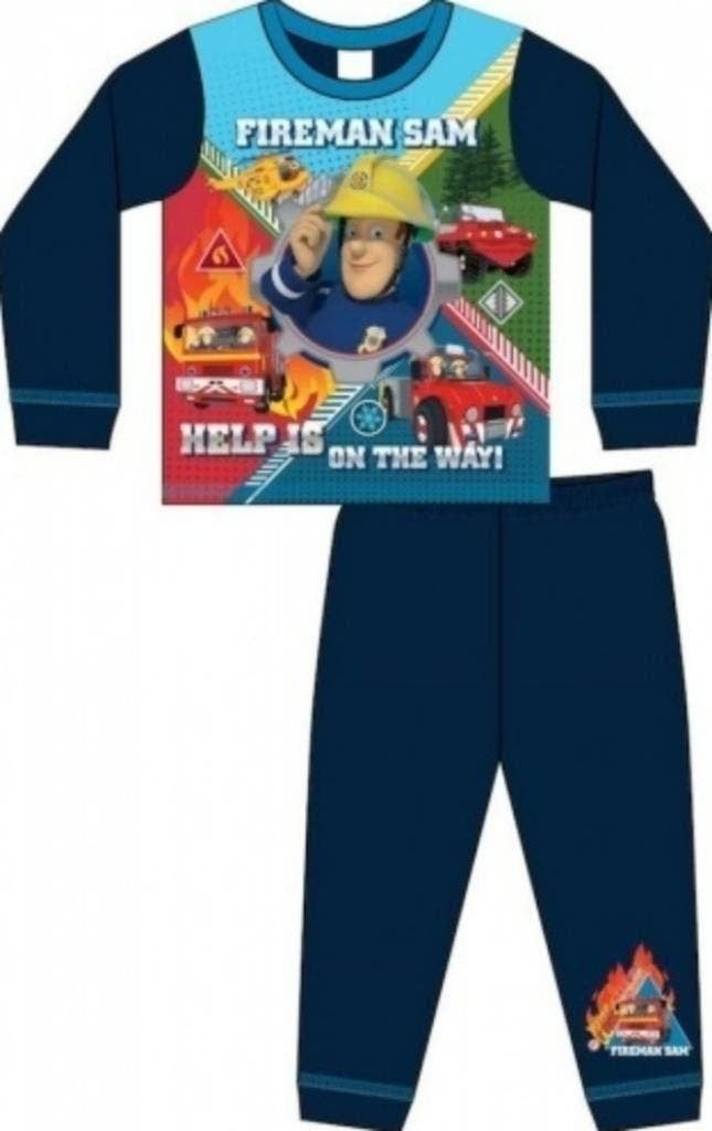 Brandweerman Sam Pyjama - Maat 86/92 - Katoen, Kinderen en Baby's, Babykleding | Maat 86, Nieuw, Jongetje, Nacht- of Onderkleding