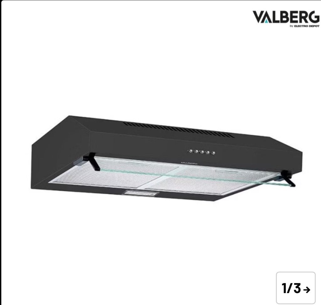 Dampkap VALBERG CH 60 2M K 302C V2, Ophalen, Nieuw