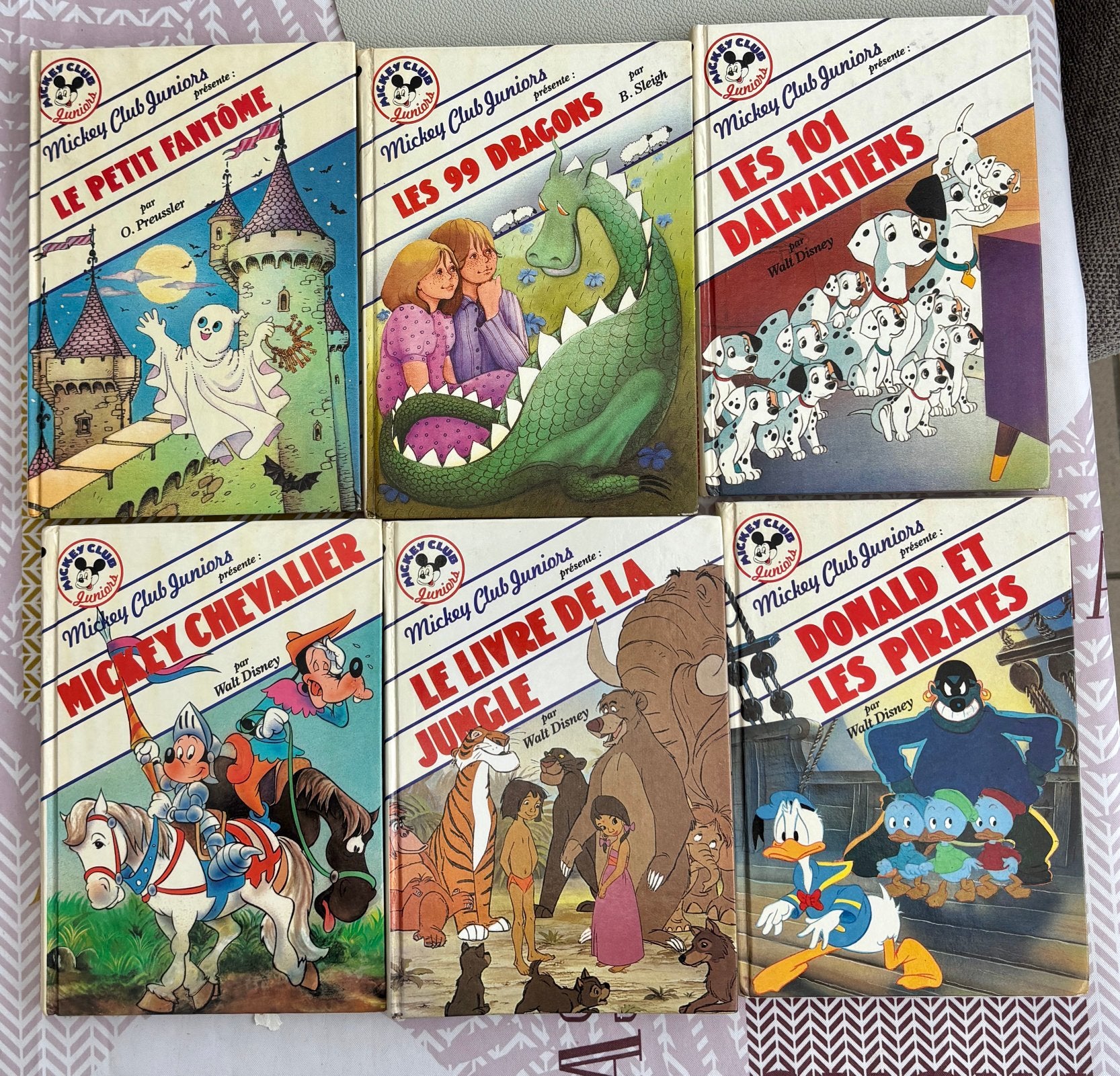 6 Mickey Club Junior-boeken, Ophalen, Gelezen