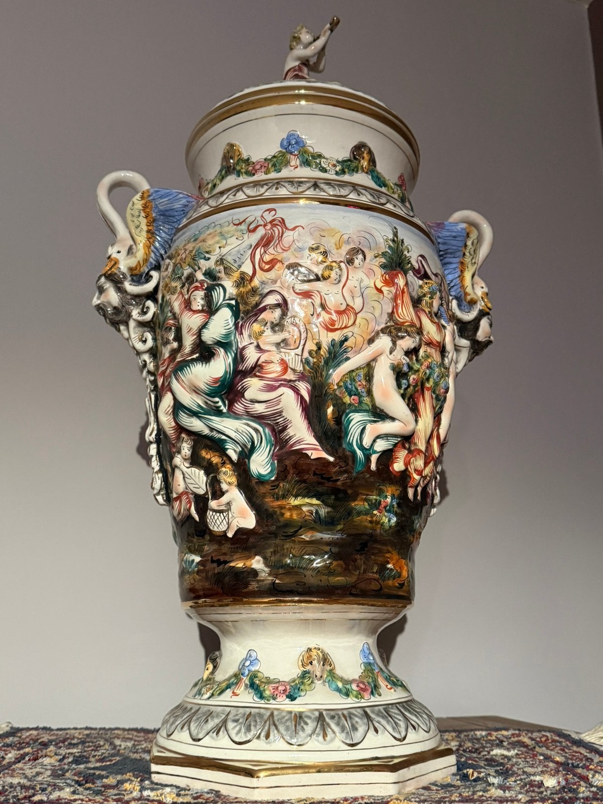 Belle Capodimonte « Bernini » XXL - 70 cm - 100 % intact !, Enlèvement