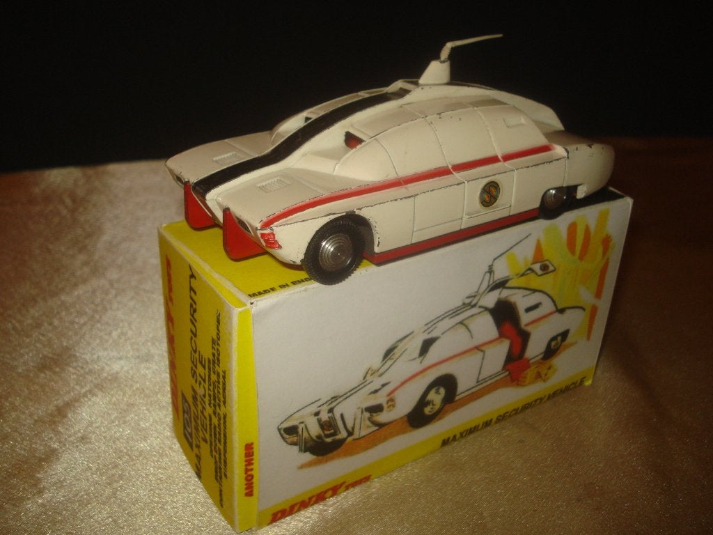 DINKY TOYS Maximum Security Vehicle Cpt Scarlet 1970 + Boîte, Enlèvement ou Envoi, Comme neuf, Voiture, Dinky Toys