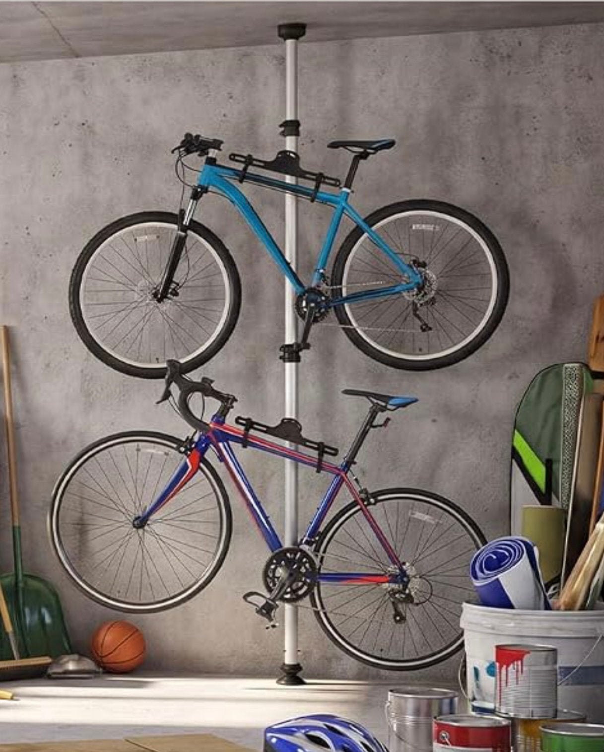 Porte-vélos vertical, Vélos & Vélomoteurs, Accessoires vélo | Porte-vélos, Enlèvement, Comme neuf