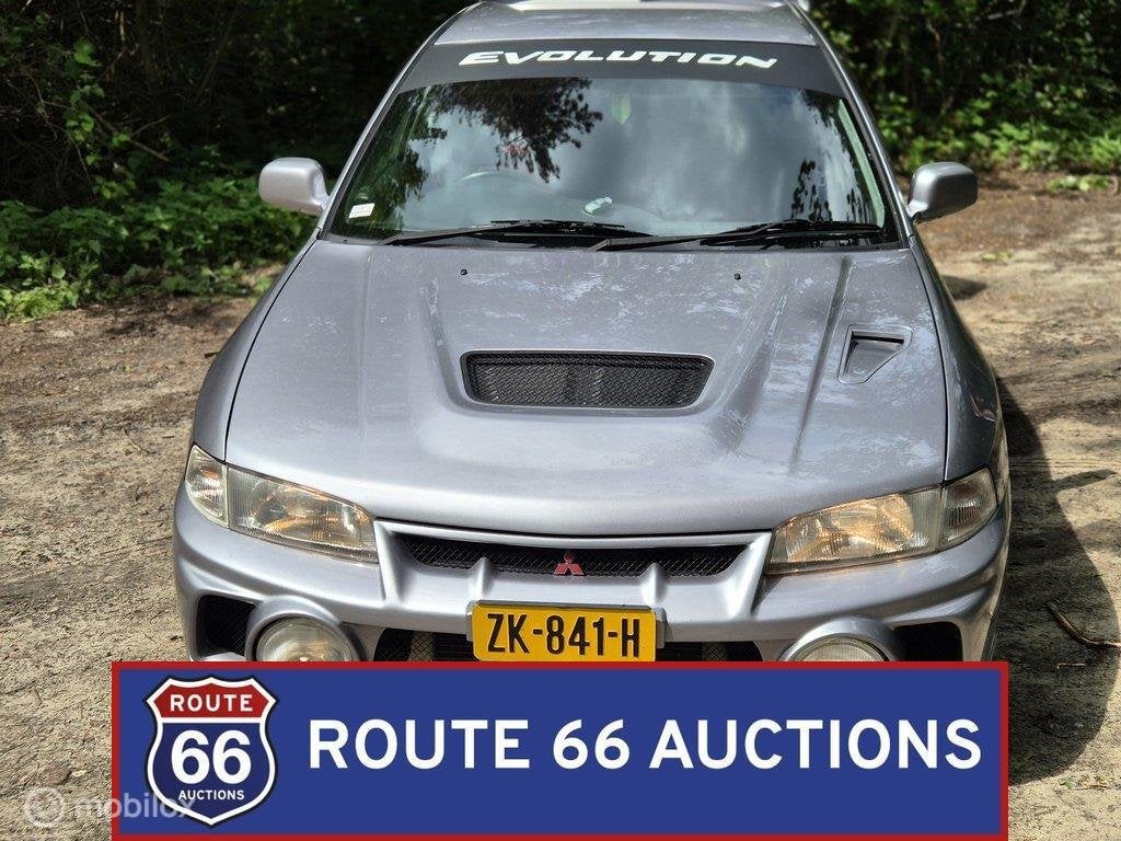 Mitsubishi Lancer Evolution IV GSR | 1996 | Route 66 Auction, Auto's, Zwart, Bedrijf, Handgeschakeld, Overige carrosserie