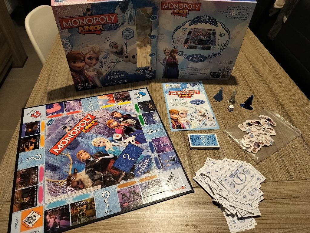 Gezelschapsspel: monopoly Frozen junior, Ophalen