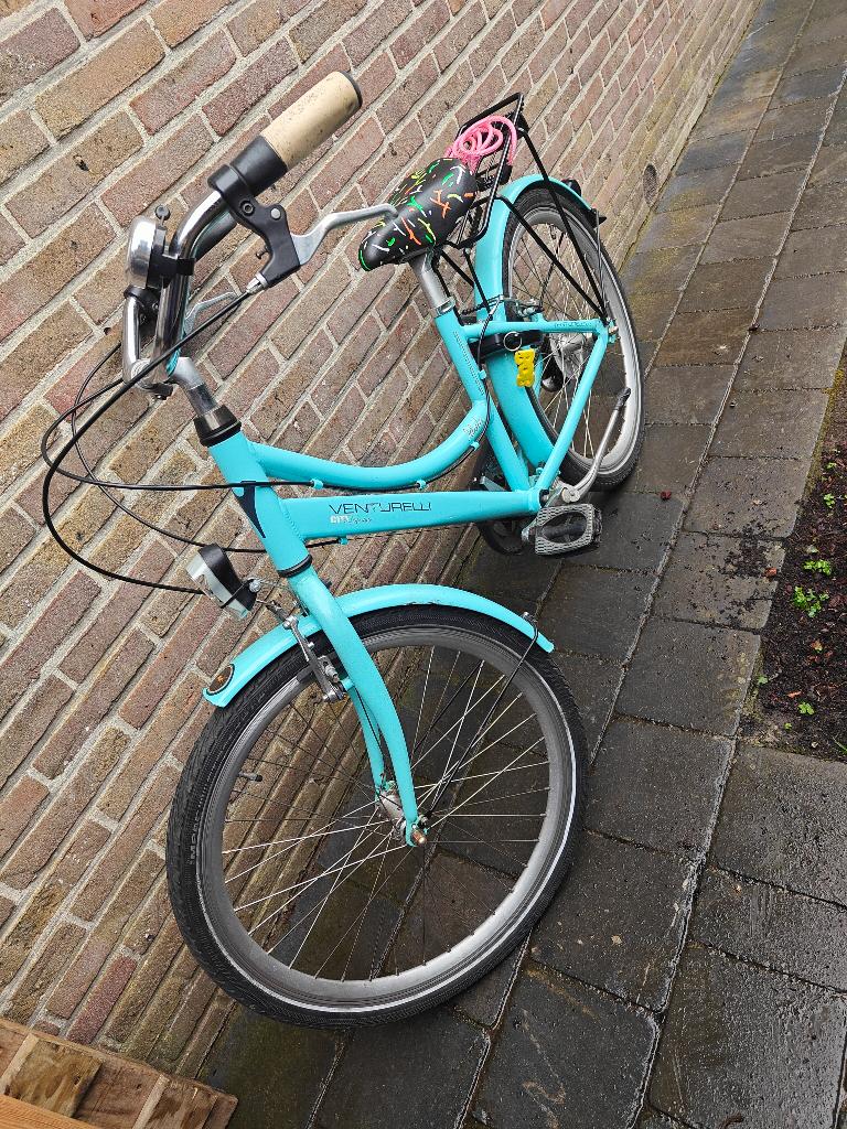 Meisjesfiets - 24 inch, Ophalen, Velgrem, Versnellingen, Venturelli