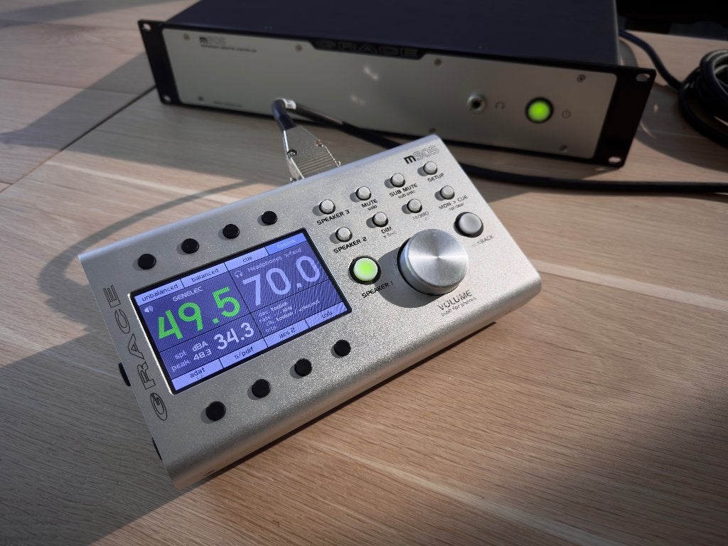 Grace Design m905 (high-end monitor controller) (incl DAC), Audio, Tv en Foto, Professionele apparaten, Gebruikt, Audio, Ophalen of Verzenden