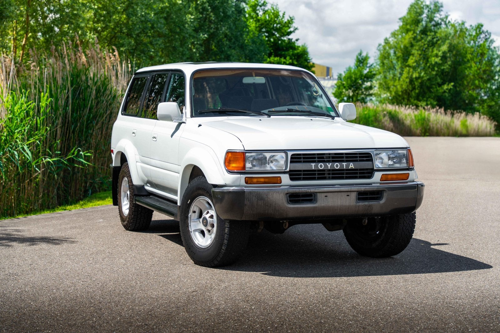 Toyota Landcruiser 80 4.5L automaat, Automaat, Stof, Wit, USB