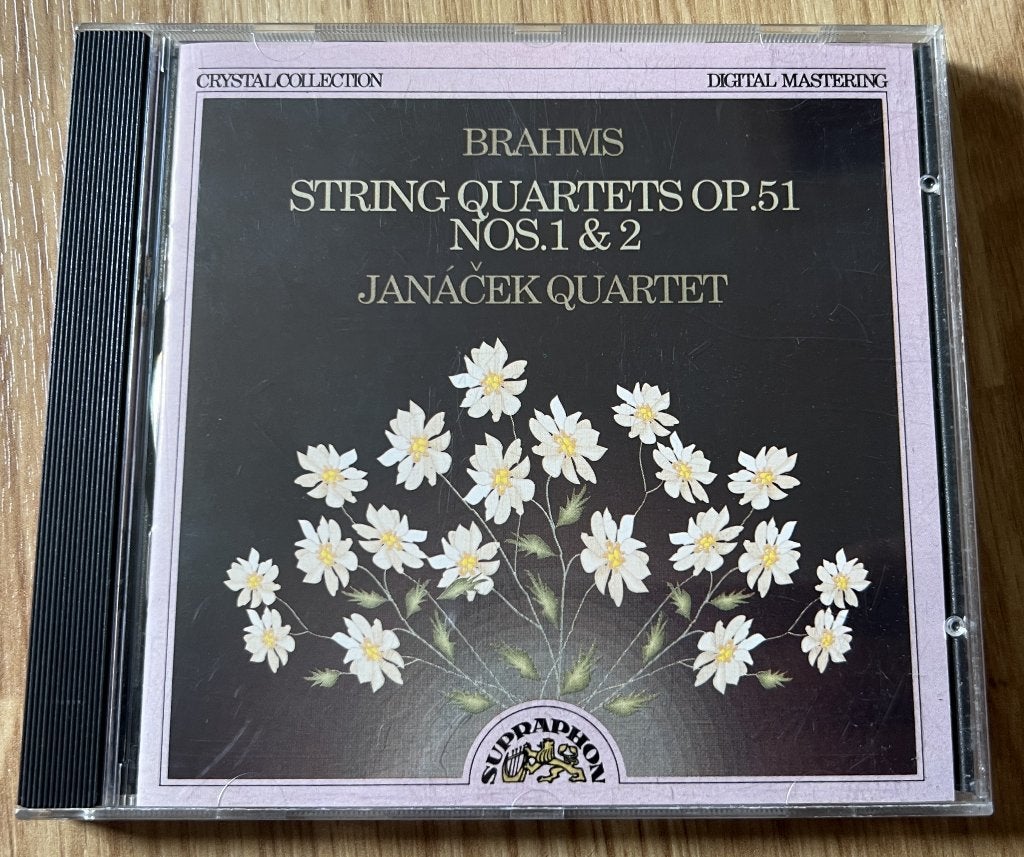 CD Brahms - String Quartets Op. 51 Nos. 1 & 2 / Janacek Quar, CD & DVD, CD | Classique, Enlèvement ou Envoi, Comme neuf