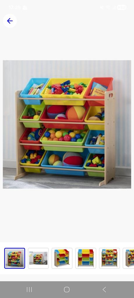 Open speelgoedkast, Ophalen
