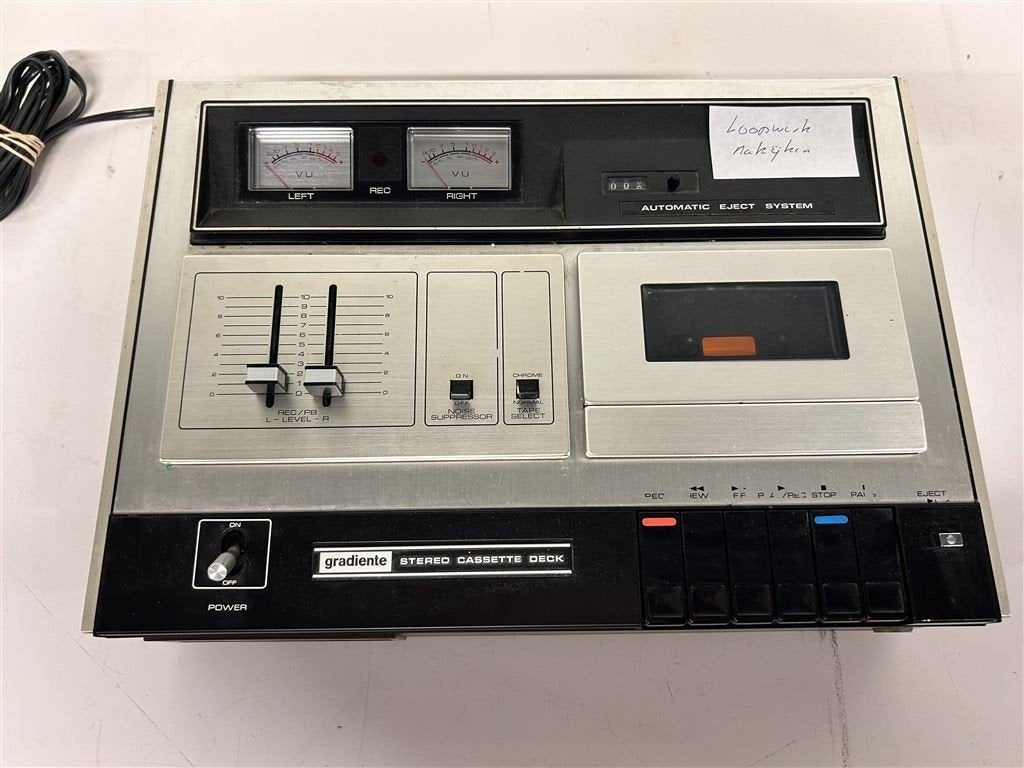 A7390. Gradiente Stereo Cassette Deck, TV, Hi-fi & Vidéo, Decks cassettes, Enlèvement ou Envoi