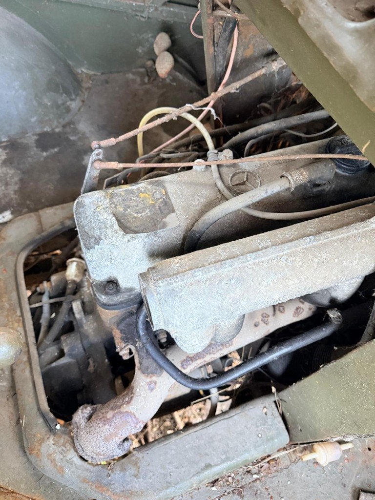 3x Renault Goelette met Mercedes Dieselmotoren +1 losse kast, foto 10