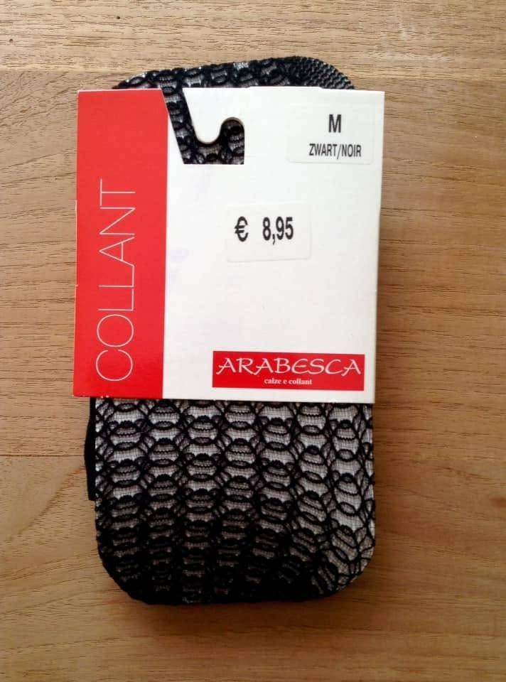 Collants résille motifs Arabesca Noir Taille M NEUF, Neuf, Enlèvement ou Envoi, Taille 40/42 (M), Arabesca