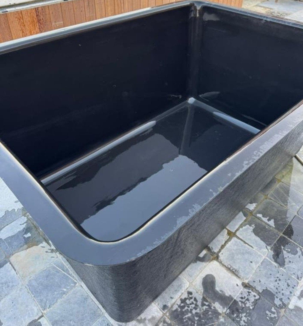 Polyester vijverbak 2200 liter - 215x155x95cm, Jardin & Terrasse, Étangs, Enlèvement
