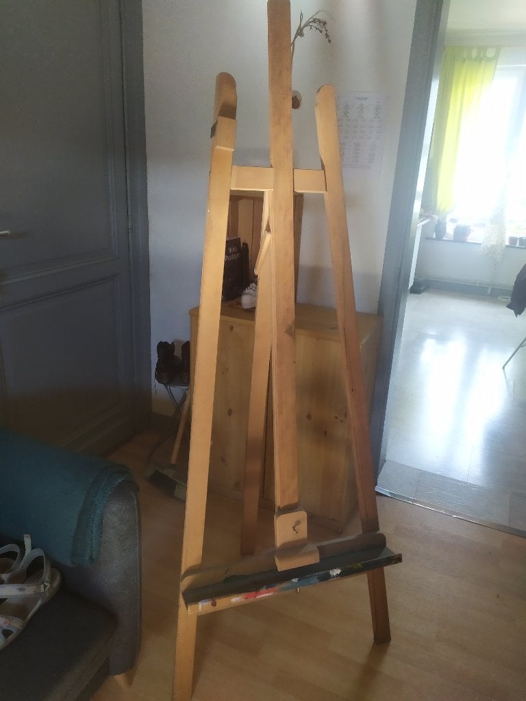 chevalet peinture, Hobby & Loisirs créatifs, Enlèvement, Utilisé, Chevalet