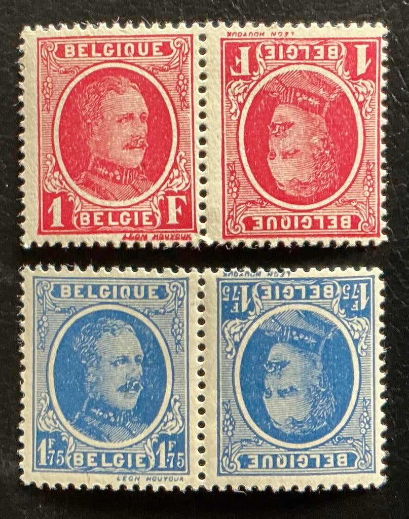 LOTVERKOOP 462. OBP: KP1/2. MLH., Spoor van plakker, Koninklijk huis, Orginele gom, Ophalen of Verzenden