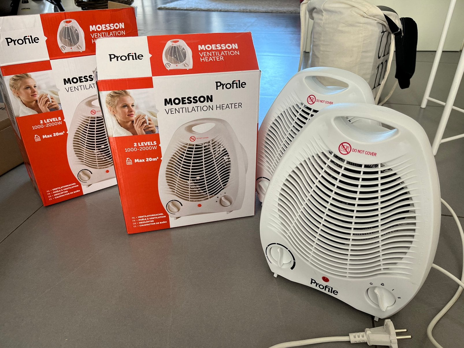 Deux souffleurs à air chaud Profile Moesson, Enlèvement ou Envoi, Utilisé
