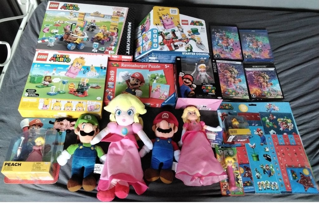 Super Mario / Peach pakket, Ophalen, Zo goed als nieuw