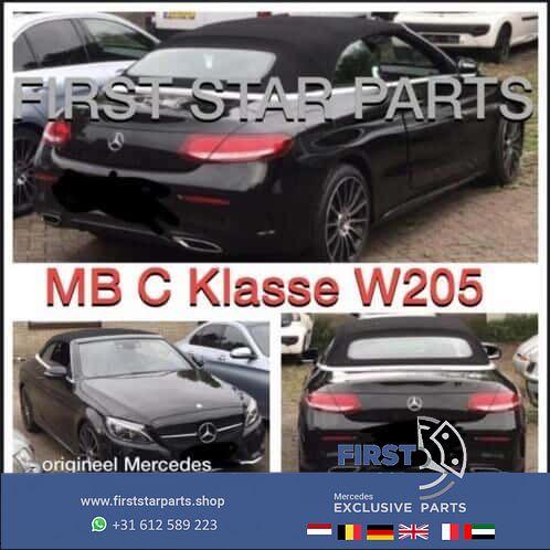 C205 compleet Cabriodak Mercedes C Klasse 2018 zwart dak 205, Auto-onderdelen, Gebruikt, -, Ophalen of Verzenden, -