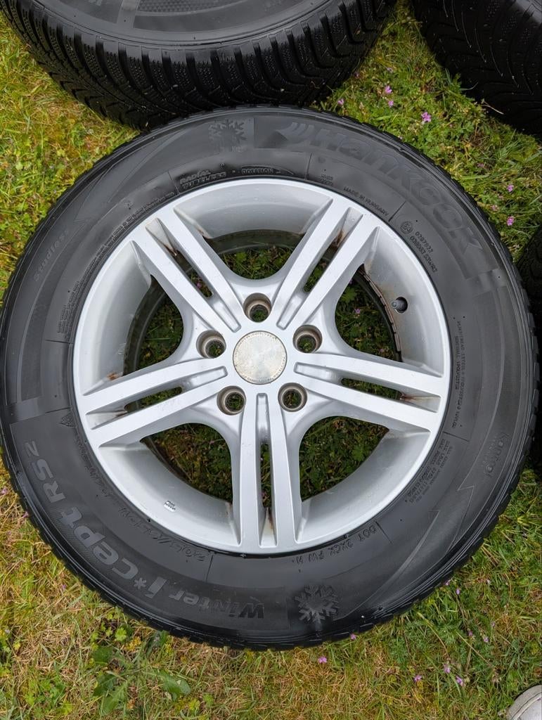 15 inch MAK velgen (5x114.3)Hankook winterband 5x114,3, Auto-onderdelen, Ophalen, 15 inch, Winterbanden, Band(en)