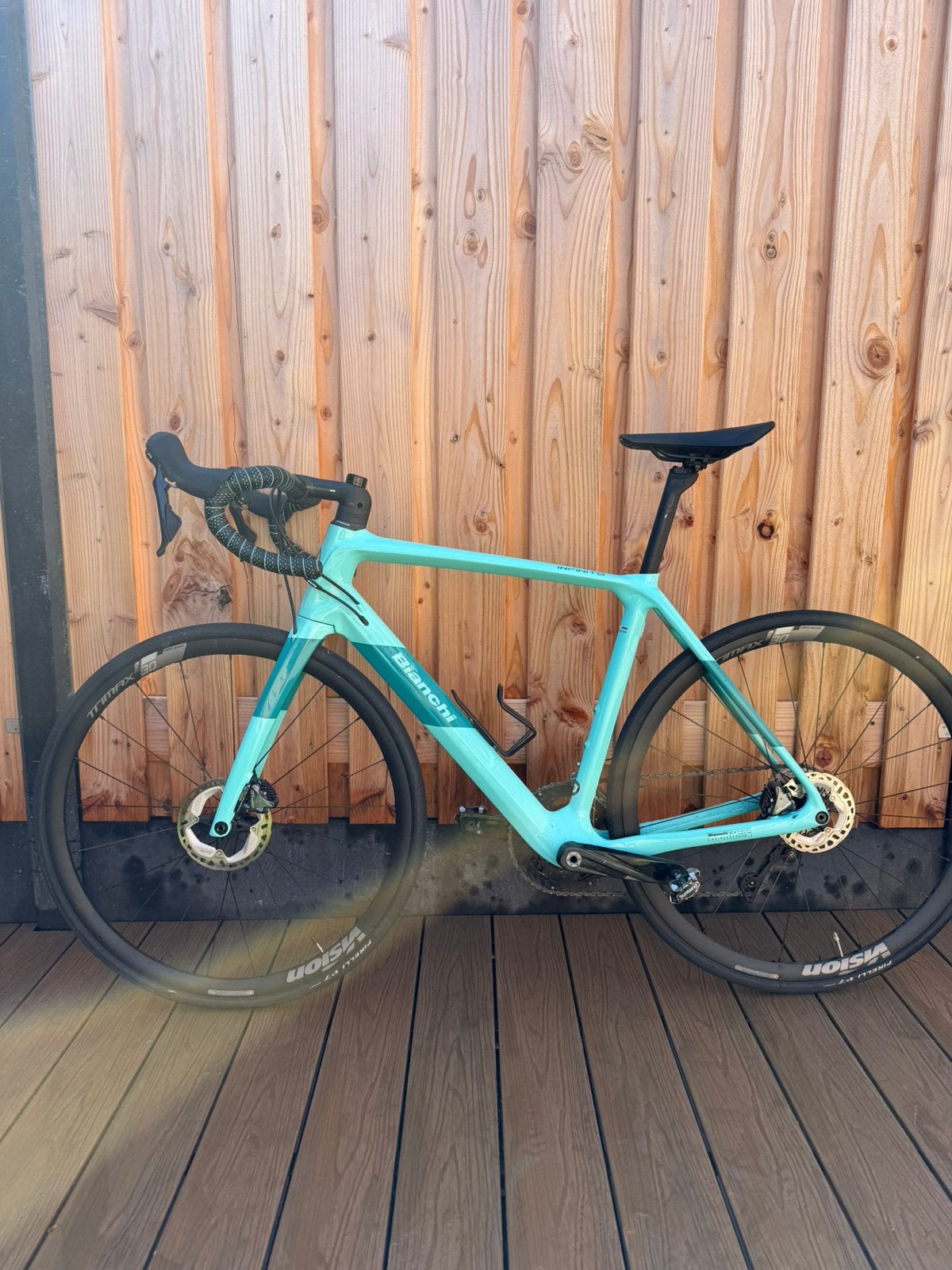Bianchi racefiets, Vélos & Vélomoteurs, Vélos | Vélos de course, Comme neuf, Autres marques, Plus de 20 vitesses, Frein à disque