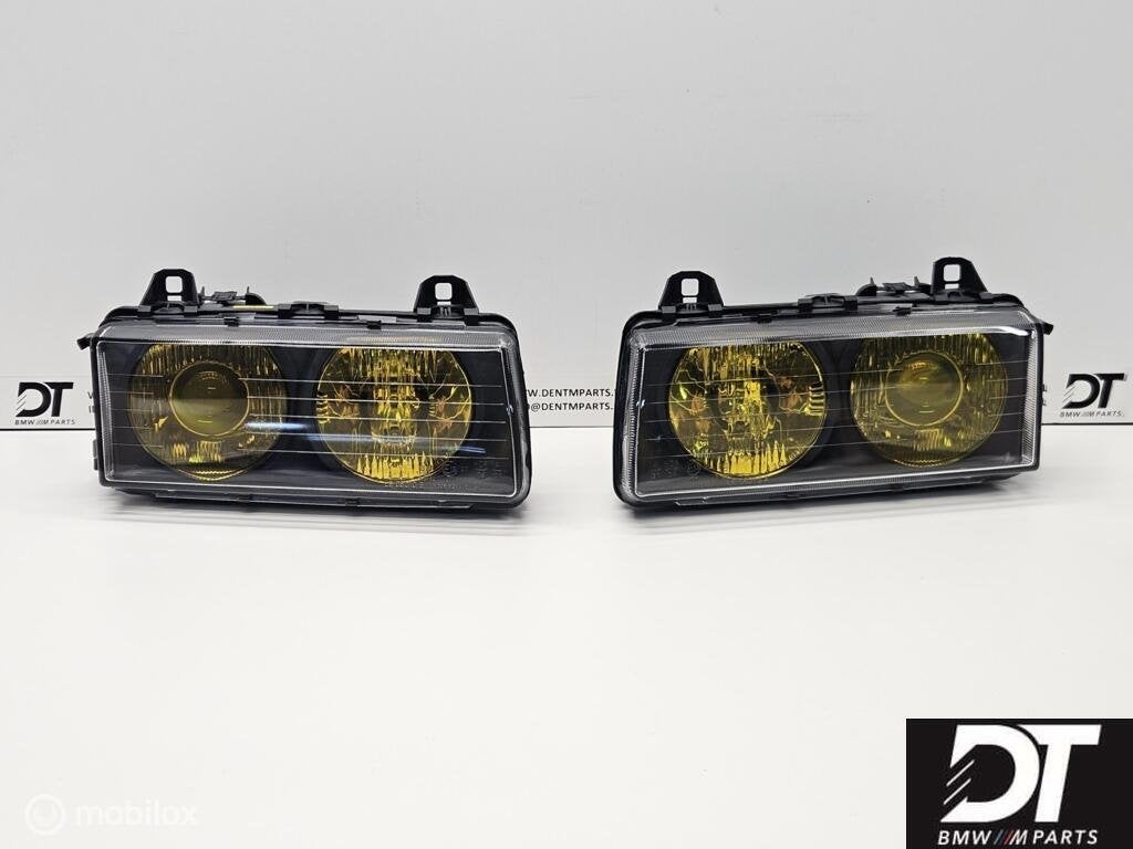 Koplampen set geel BMW E36 63121393343 63121393344, Nieuw, Ophalen of Verzenden