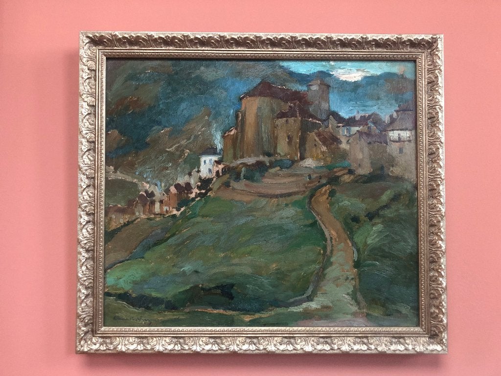 Swyncop olieverf kunst schilderij spanje, Antiquités & Art, Art | Peinture | Classique, Enlèvement ou Envoi, Encadré, Peinture à l'huile