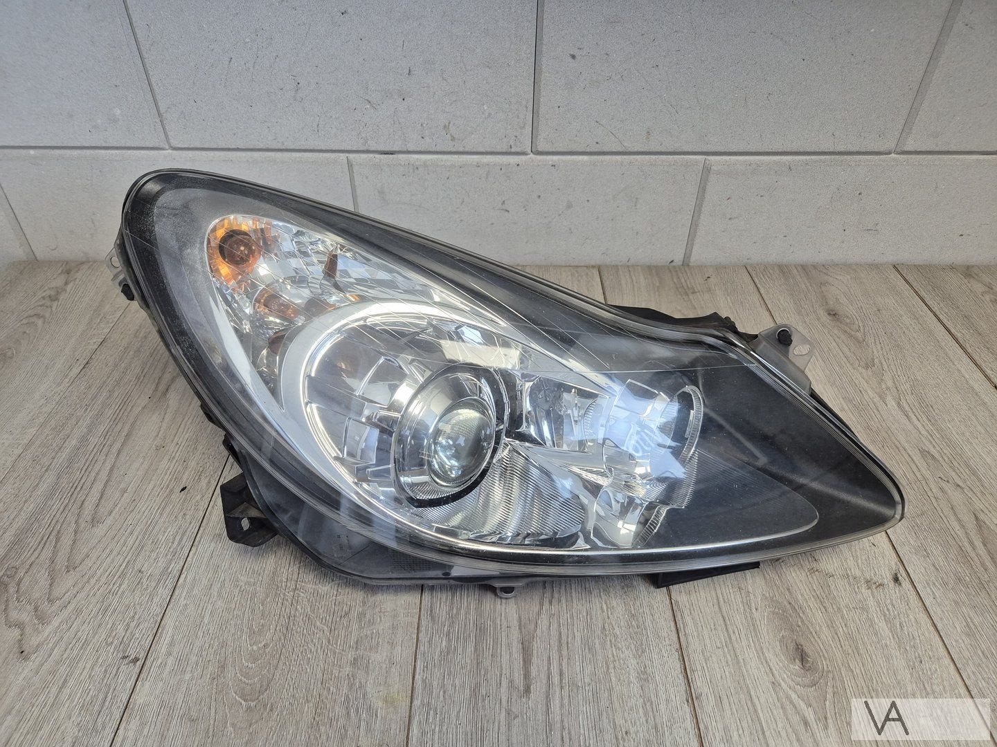 Opel Corsa D 2006 - 2010 koplamp rechts met AFL bochtlicht, -, Opel, Utilisé, -