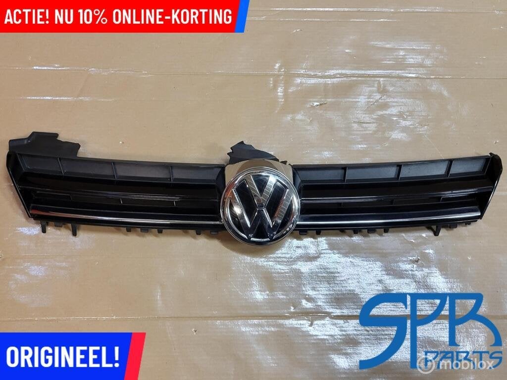 Vw GOLF 7 VII HIGHLINE R-LINE GRILLE ORIGINEEL LOGO GEBROKEN, VOLKSWAGEN, Enlèvement ou Envoi, Volkswagen, Utilisé