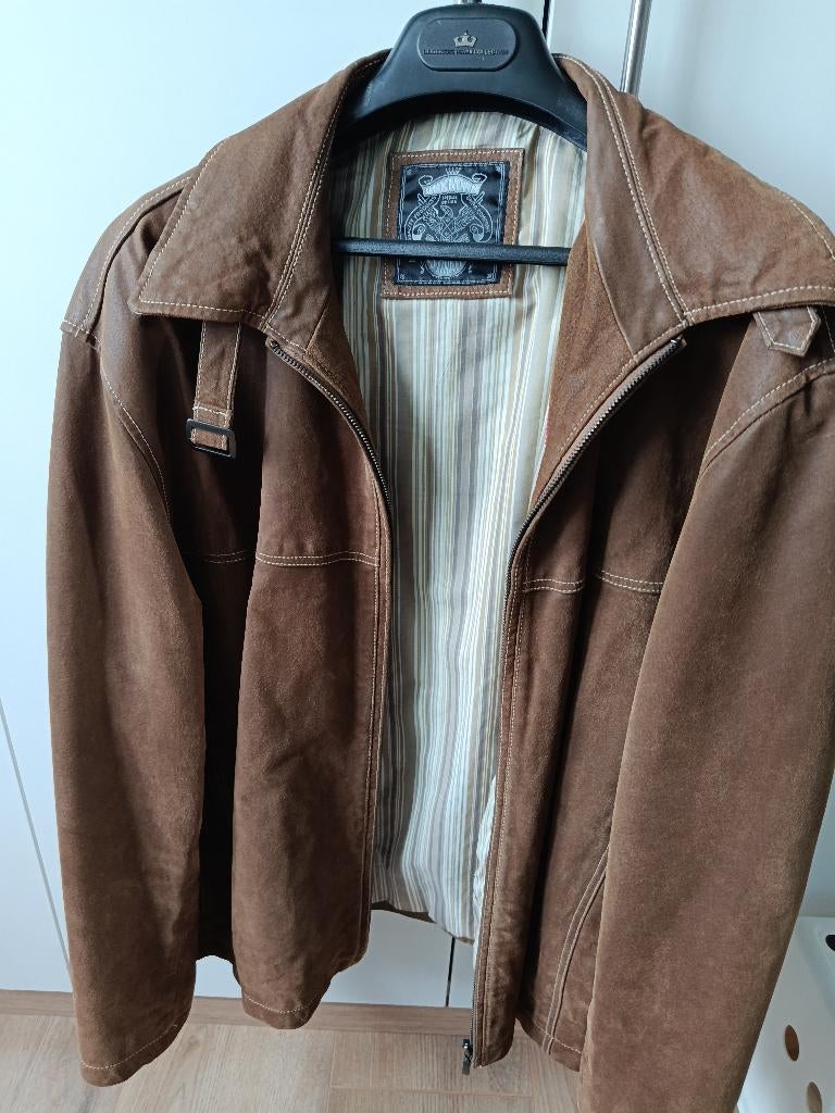 veste cuir/daim, Enlèvement, Seconde main, Hommes, Manteau | cuir