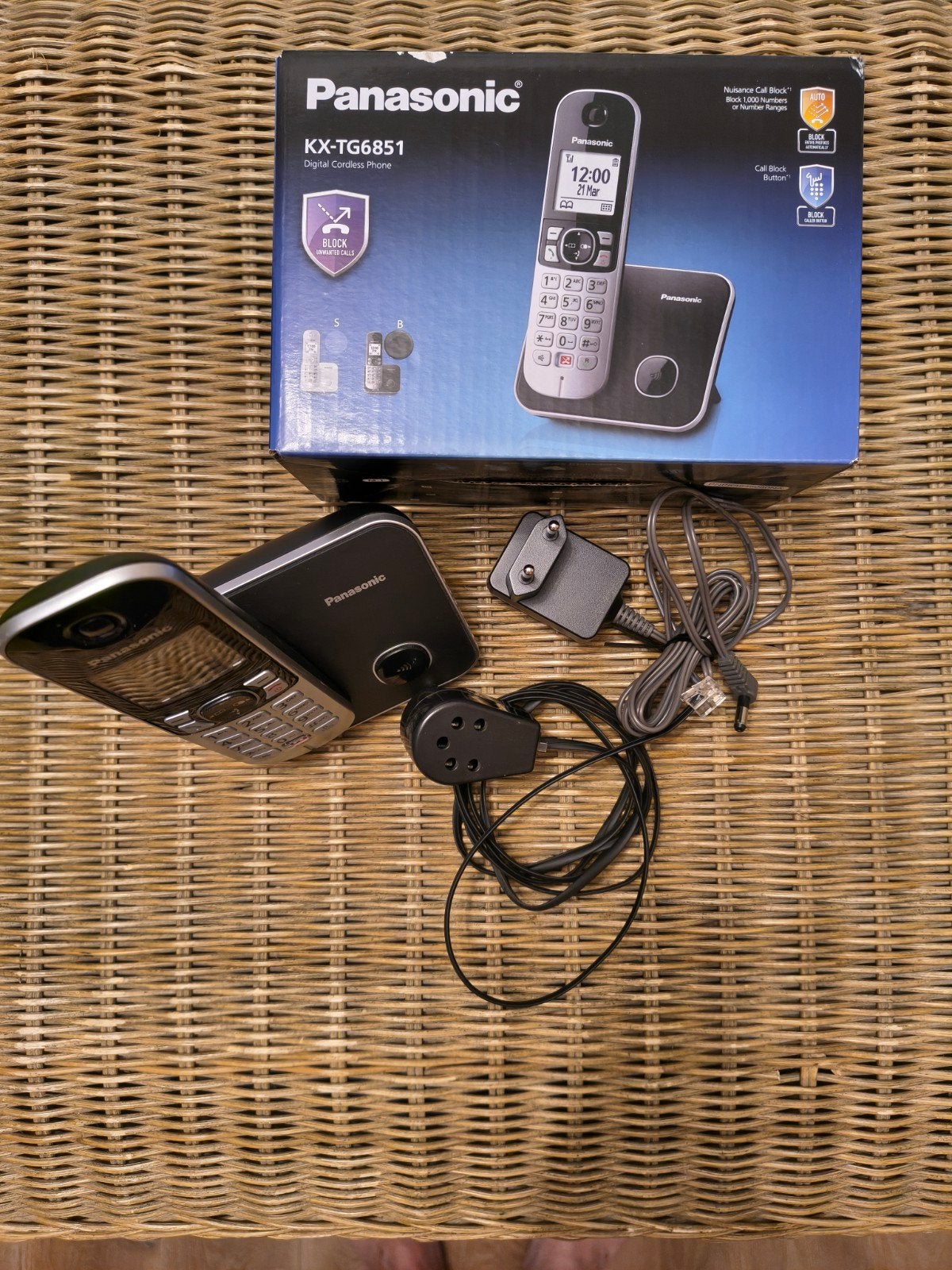 Digitale draadloze telefoon PANASONIC KX-TG6851, Ophalen, Zo goed als nieuw, 1 handset