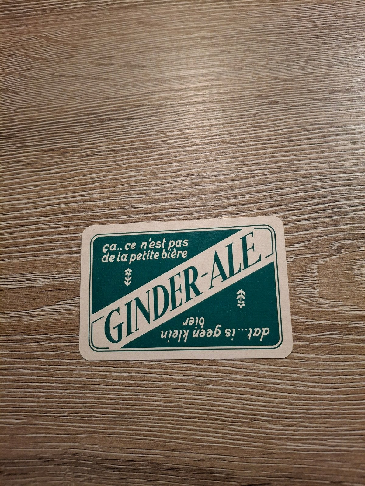 Oude speelkaart ginder ale, Verzamelen, Ophalen of Verzenden