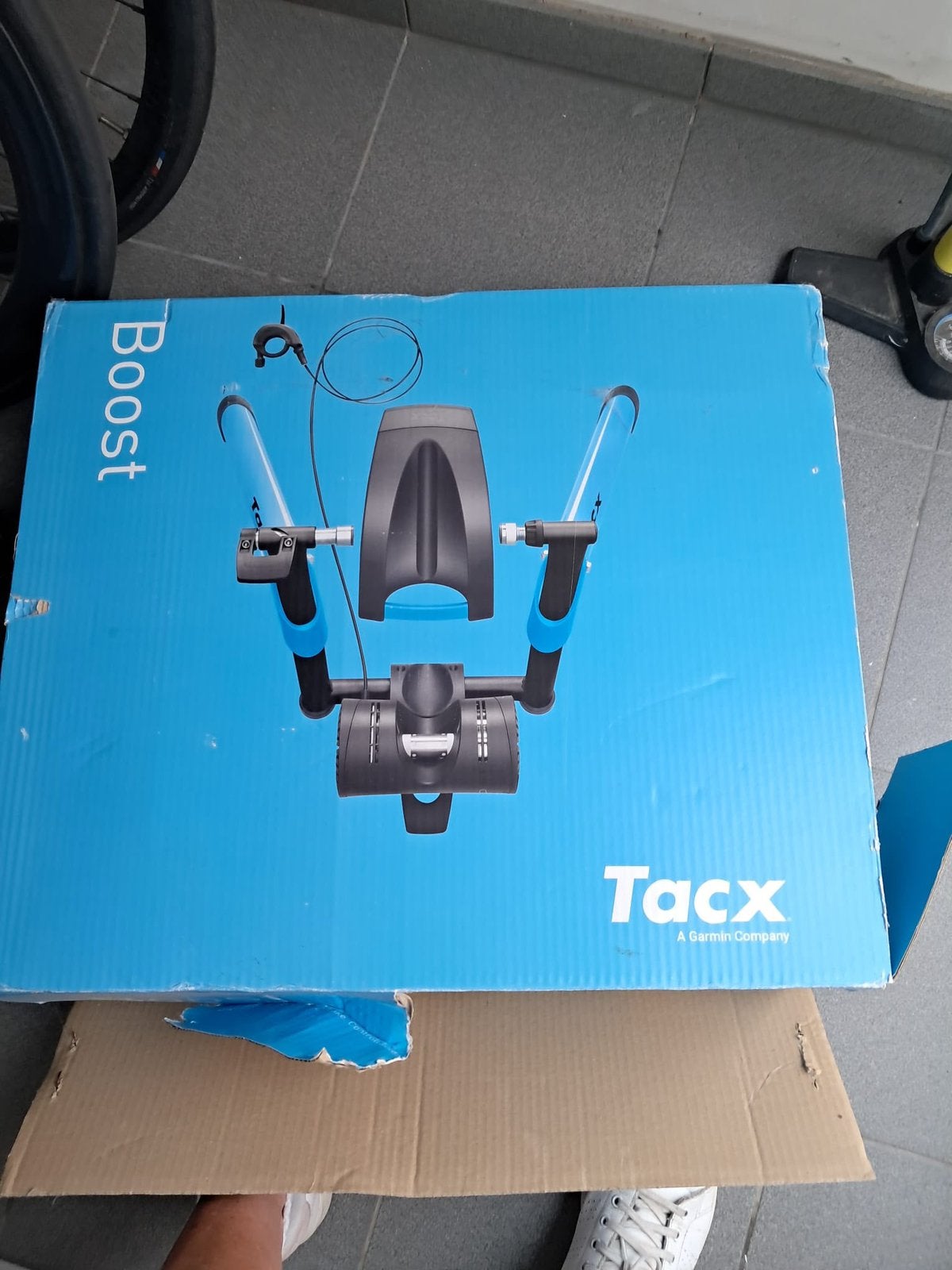 Tacx Boost, Fietsen en Brommers, Ophalen, Gebruikt