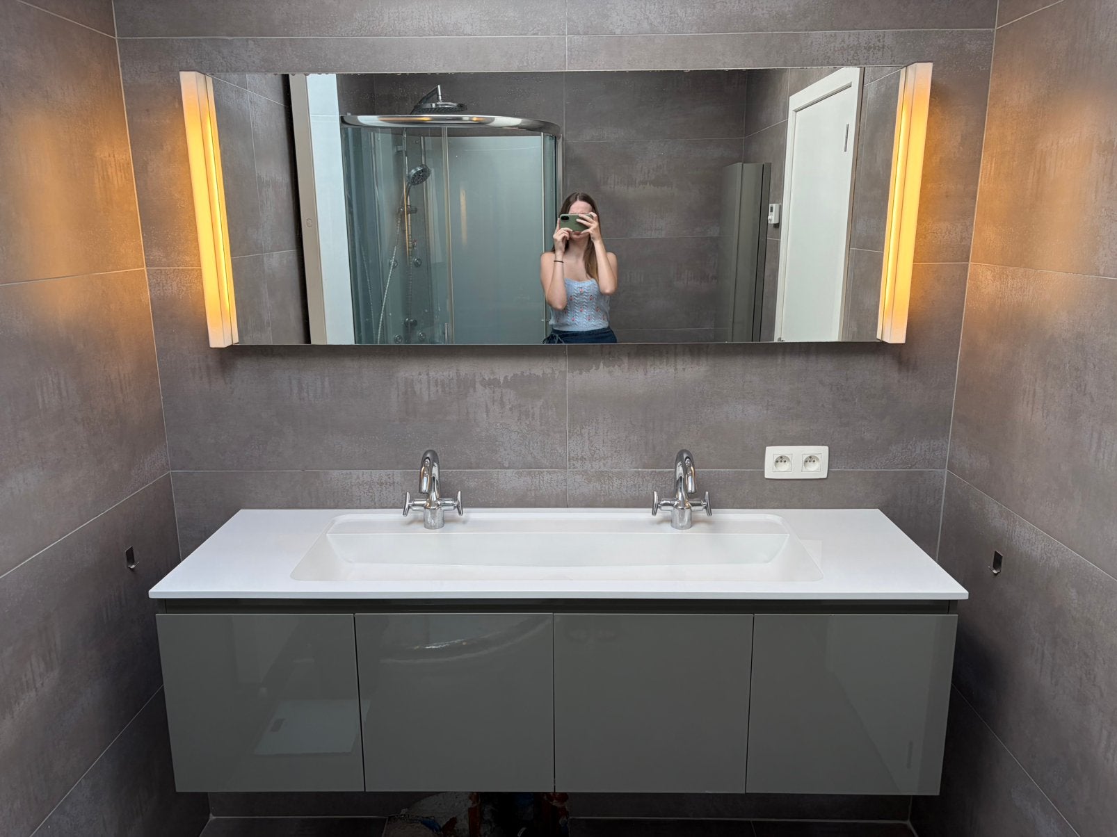 Complete badkamer te koop, Ophalen, Gebruikt, Met douche