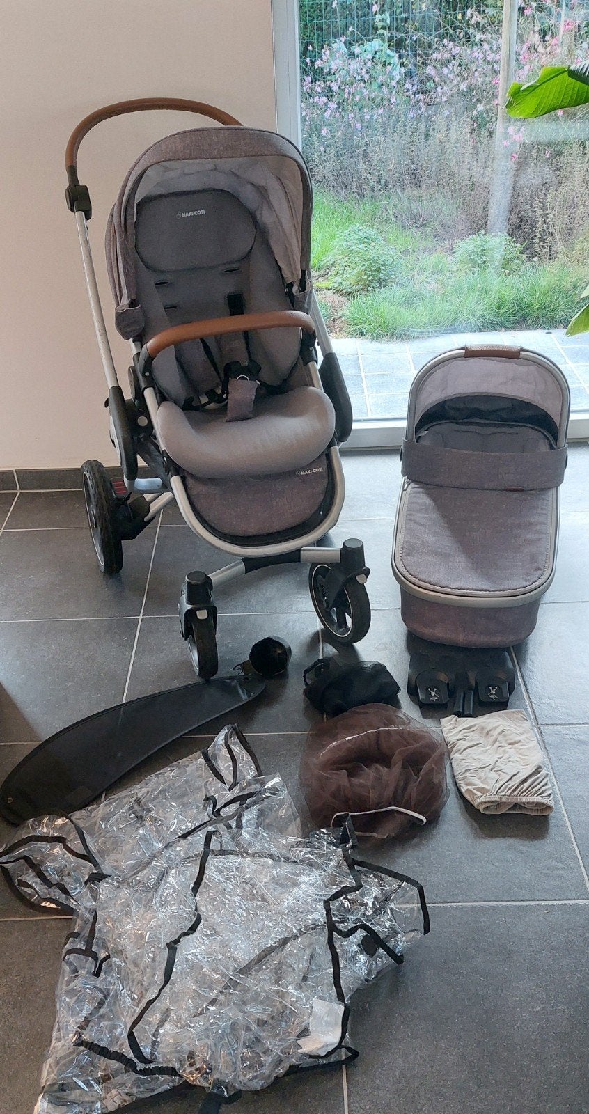 Maxi Cosi Kinderwagen + reiswieg + accessoires, Kinderen en Baby's, Zo goed als nieuw, Met reiswieg, Maxi-Cosi, Ophalen