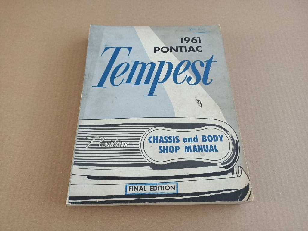 Werkboek/ Shop Manual: Pontiac Tempest (1961) USA, Envoi