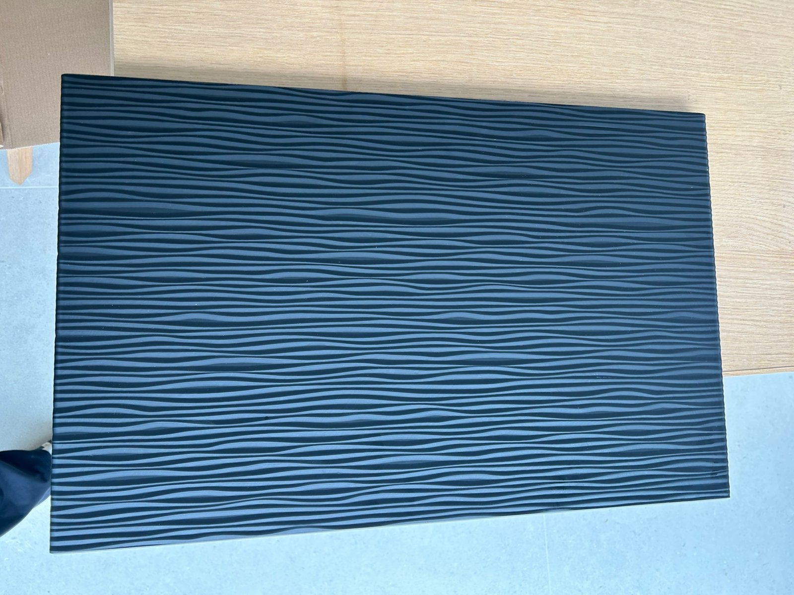 Ikea Laxviken zwart - 60x38cm - 3x, Ophalen, Zo goed als nieuw
