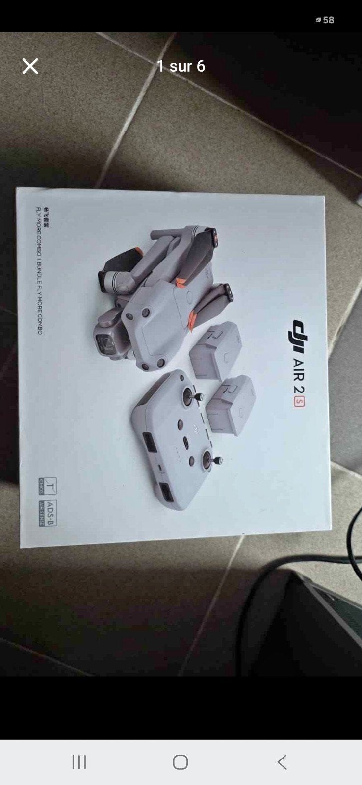 DJI AIR 2 S C1 COMBO COMME NEUF, Enlèvement, DJI